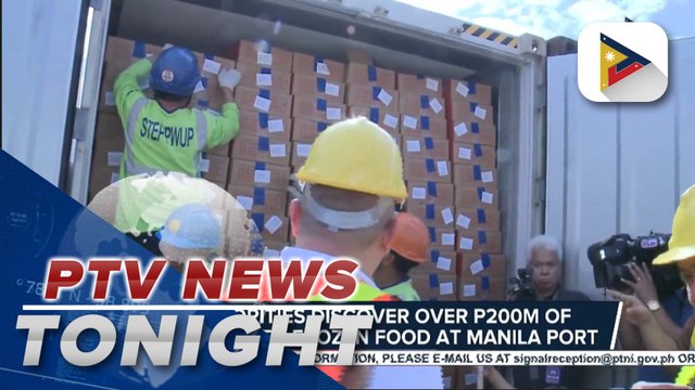 Authorities discover over P200-M of misdeclared frozen food at Manila Port
