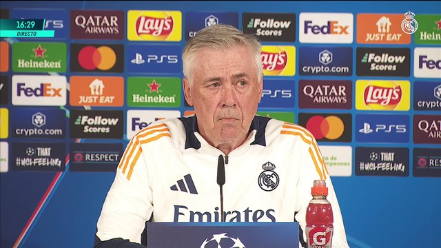 Rueda de prensa Carlo Ancelotti previa derbi Champions League Real Madrid Atletico de Madrid Lunes 3 de marzo 2025