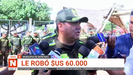 SCZ: CAUTELAN A ATRACADOR DE LIBRECAMBISTA EN MONTERO; VIGILIA EXIGE JUSTICIA