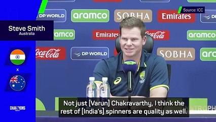 Australia must handle India's spin to reach Champions Trophy final - Smith