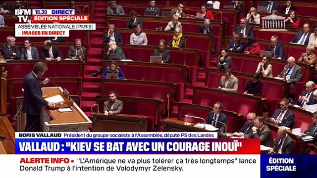 Boris Vallaud (PS): Si nous ne pouvons plus compter sur l'Amérique, alors nous n'aurons d'autre choix que de compter sur nous-mêmes