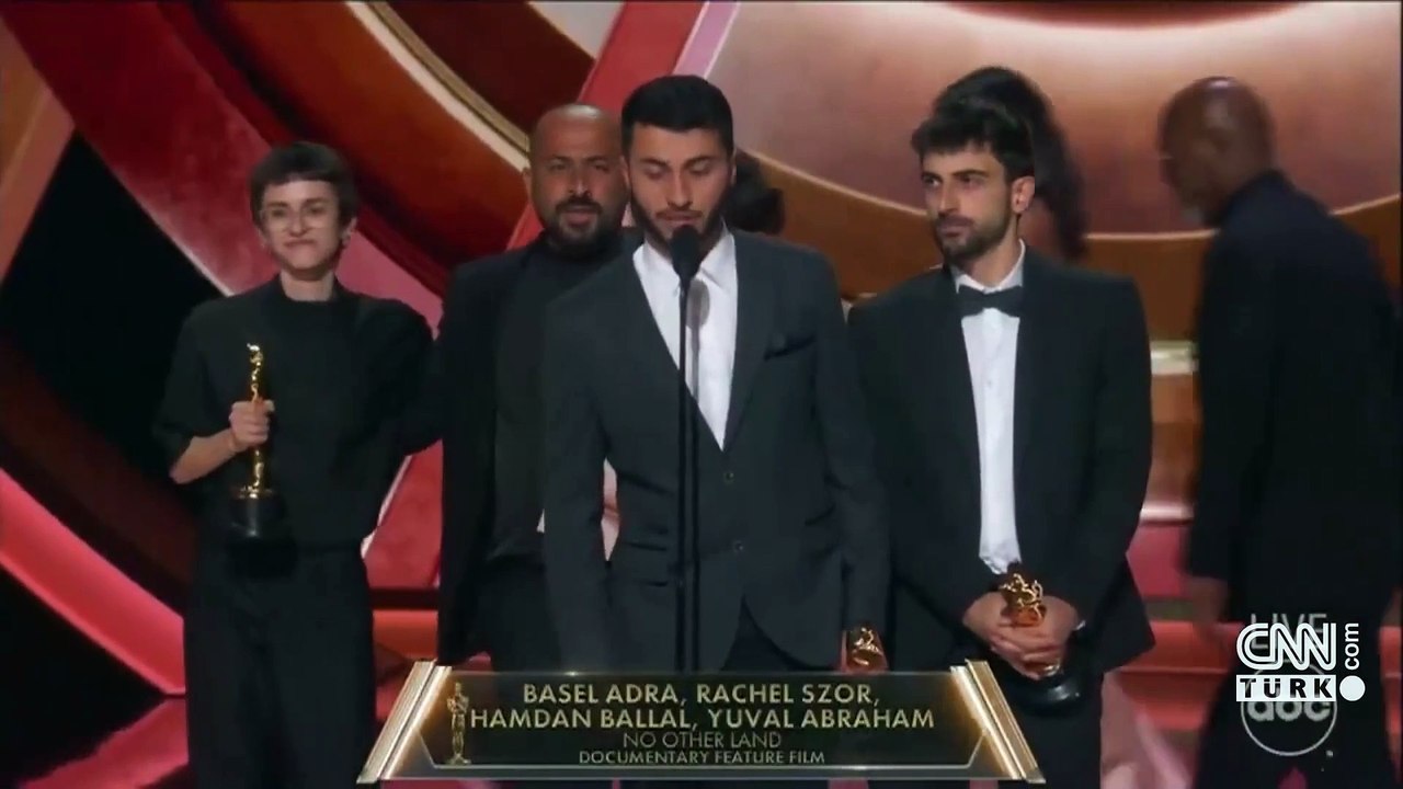 FİLİSTİN-İSRAİL ORTAK BELGESELİ | Oscar töreninde en iyi belgesel ödülünü aldı