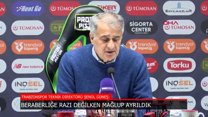 Şenol Güneş: Bu kritik maçları kazanamıyoruz