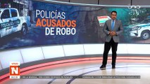 SCZ: TRES POLICIAS APREHENDIDOS POR ROBO A LIBRECAMBISTA