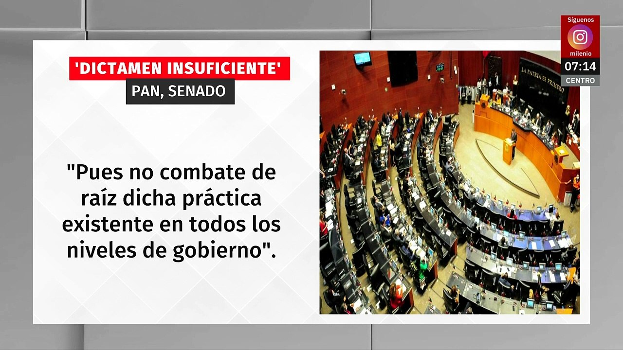 PAN acusa a la reforma contra el nepotismo de ser limitada e insuficiente
