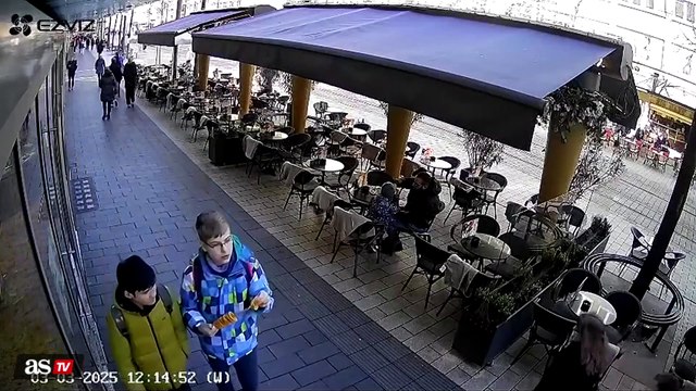 CCTV footage captures car accelerating before ramming into crowd in Mannheim