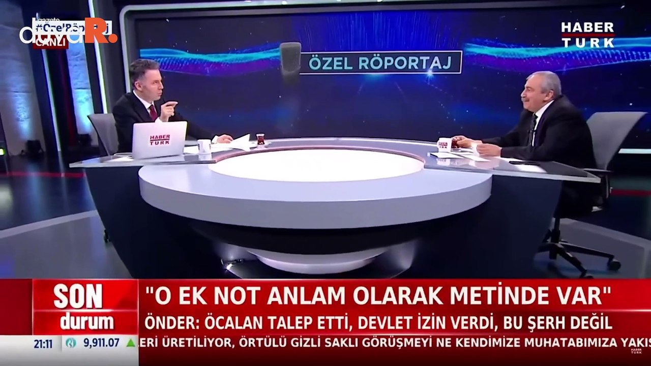 Sırrı Süreyya Önder: Hiçbir ön ya da son şart yok, sürecin ilk aşaması tamamlandı