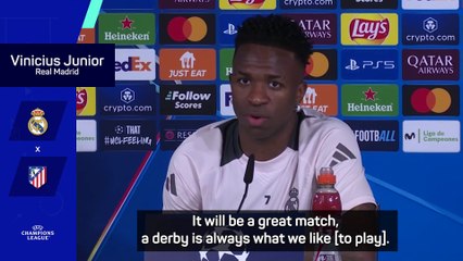 'We wait all season' for these matches - Vinicius Jr.