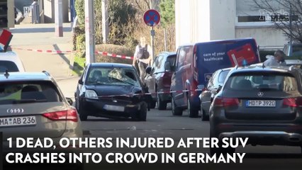 1 Dead, Others Injured After SUV Crashes Into Crowd in Germany