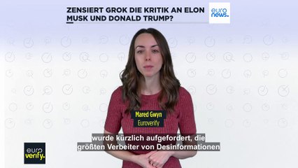 Zensiert der KI-Chatbot Grok die Kritik an Elon Musk und Donald Trump?