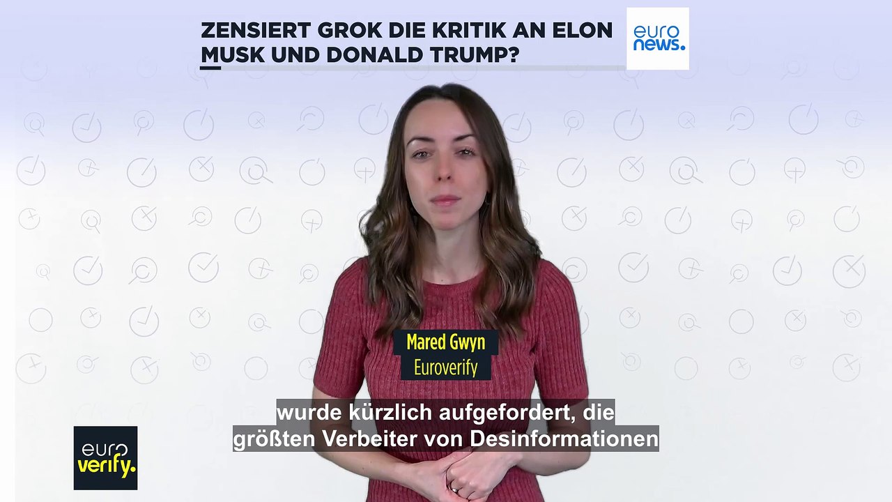 Zensiert der KI-Chatbot Grok die Kritik an Elon Musk und Donald Trump?