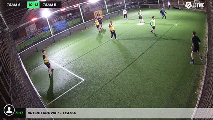 But de Ludovik T - Team A