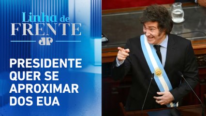 Milei afirma que Mercosul enriqueceu indústria brasileira e empobreceu argentina | LINHA DE FRENTE