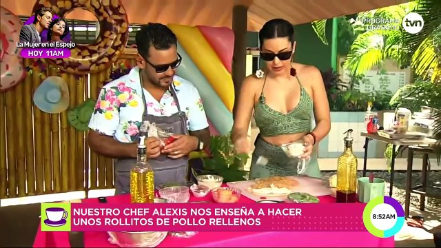 Asado en carnavales: Changas de maíz con rollos de pollo