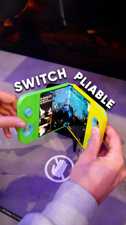 une Nintendo Switch pliable ??