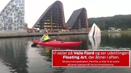 Vi sejler på Vejle Fjord og ser udstillingen Floating Art, der åbner i aften | 23 Juni 2017 | TV SYD