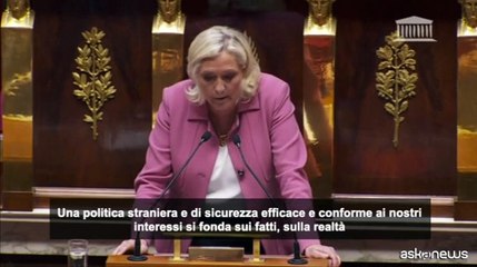 Ucraina, Le Pen: la Francia abbandona il suo ruolo di potenza