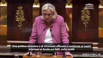 Ucraina, Le Pen: la Francia abbandona il suo ruolo di potenza