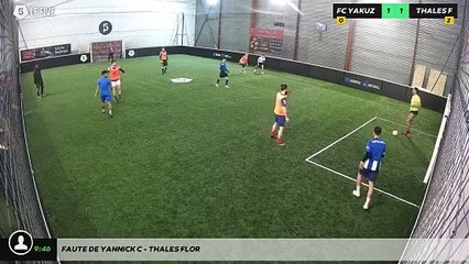 Faute de Yannick C - Thales Flor