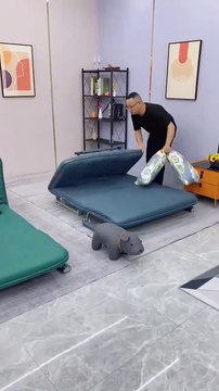 Foldable dual purpose sofa bed With this multifunctional sofa bed You will never worry about home