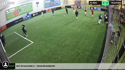But de Maxime A - Team Brasseurs
