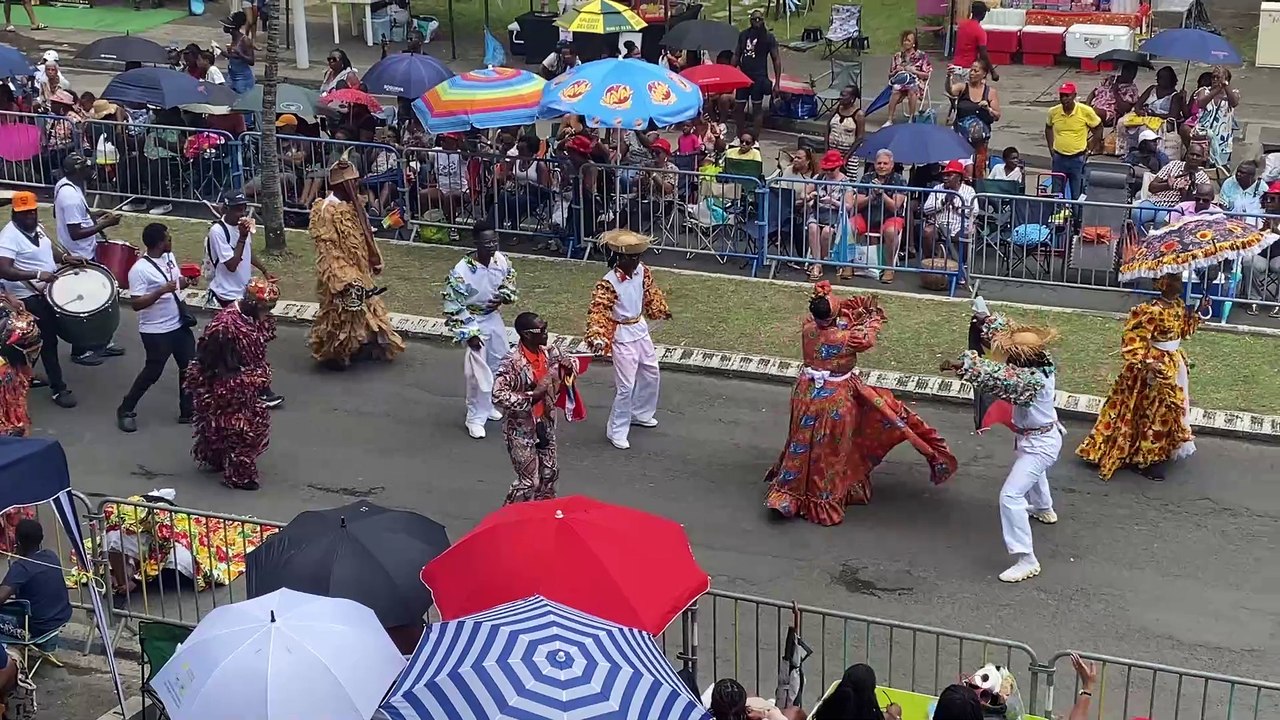 Présence du Chef & Président du Peuple des Kalinago de Guadeloupe à la Parade du Dimanche Gras 02 Mars 2025 Carnaval Pointe-à-Pitre Guadeloupe Groupe Direct Live