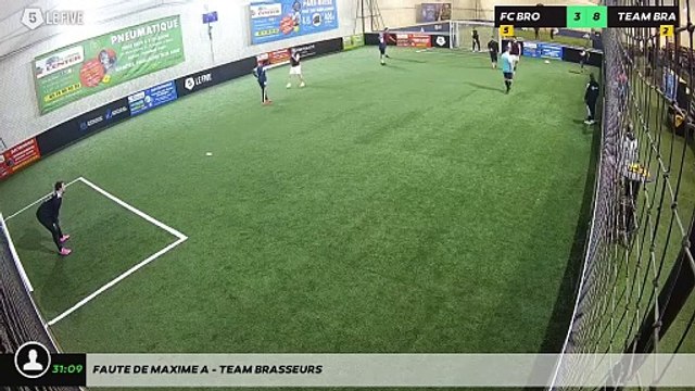 Faute de Maxime A - Team Brasseurs