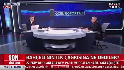 Sırrı Süreyya Önder: Bahçeli 'Daha barış halayı çekeceğiz' dedi