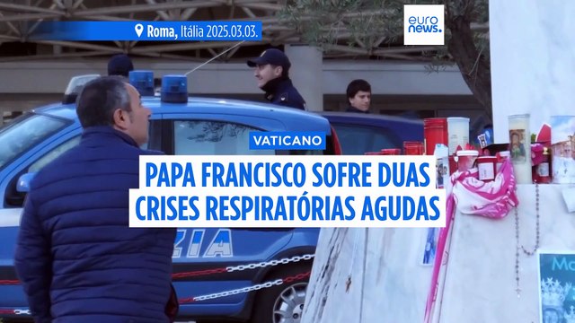 Horas complicadas : Papa sofre duas novas crises respiratórias agudas