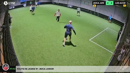 Faute de James W - Boca Junior