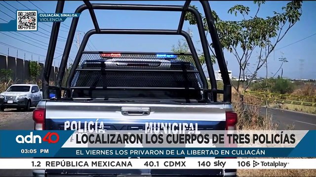 Localizan a policías asesinados tras ser privados de la libertad en Culiacán