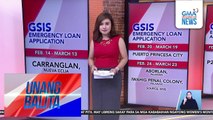 GSIS emergency loan application (February - March 2025) | Unang Balita