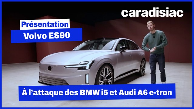 La nouvelle Volvo ES90 est une grosse berline électrique aux tendances cannibales