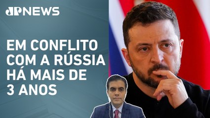 Zelensky diz que fim da guerra na Ucrânia está “muito distante”; Vilela analisa