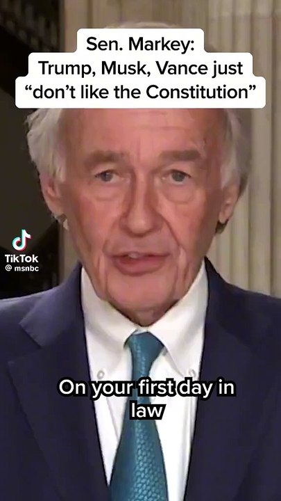 President Donald Trump, Vice President JD Vance and Elon Musk are unhappy with the courts "because the United States Constitution is blocking them from doing what is illegal and unconstitutional."