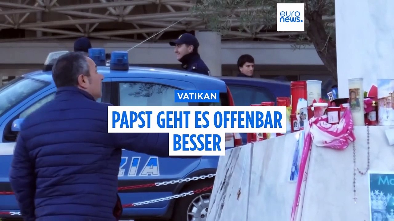 Papst Franziskus geht es offenbar ein wenig besser - der 88-Jährige hat gefrühstückt