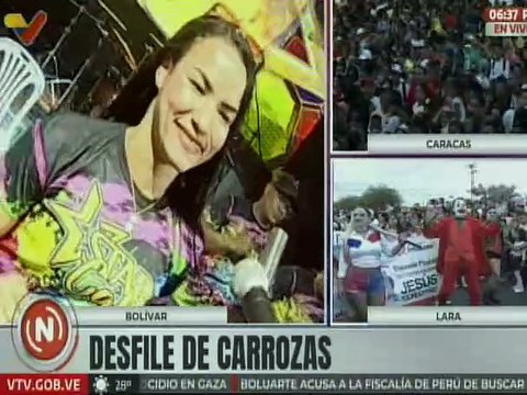Más de 250 mil personas presentes en el Paseo Los Próceres disfrutando de los Carnavales 2025