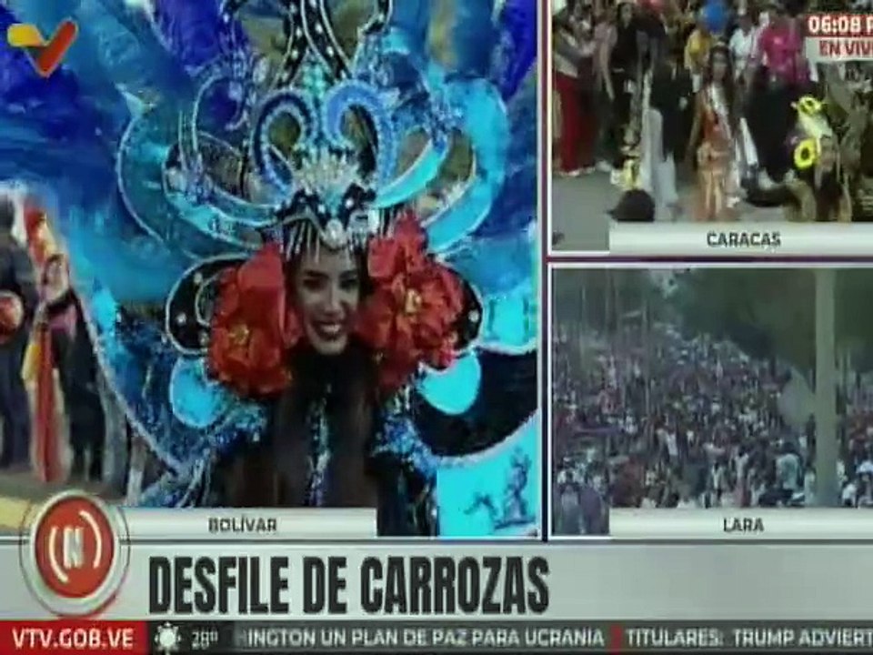 Bolívar | Desfile de Carrozas de El Callao fascinaron a temporadistas en los Carnavales 2025