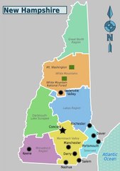 Map of New Hampshire. Peta New Hampshire. New Hampshire Map. Map of New Hampshire State. Peta Negara Bagian New Hampshire. New Hampshire State Map. Map of State of New Hampshire. State of New Hampshire Map. Peta Hampshire Baru