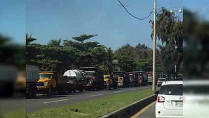 Camioneros  exigen circular por el Distrito Nacional