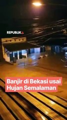Banjir di Bekasi Usai Diguyur Hujan Semalaman