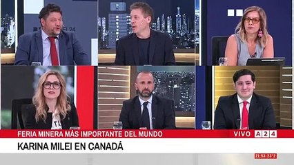 A24.com - 🔴KARINA MILEI HABLÓ EN LA FERIA MINERA DE CANADÁ  La hermana del presidente expuso en