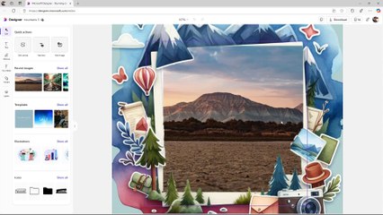 Microsoft Designer Section 9 Using Zoom Options