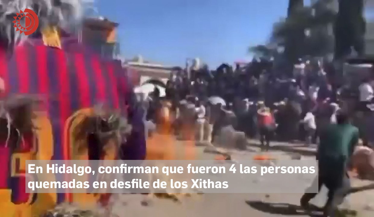 En Hidalgo, confirman que fueron 4 las personas quemadas en desfile de los Xithas