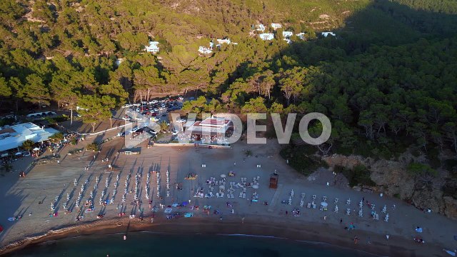 Evening mood golden hour, sunset on the beach