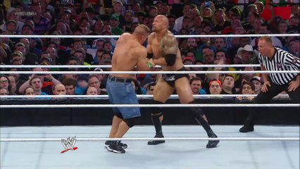 WrestleMania XXVIII: The Rock Battles John Cena in Full Match