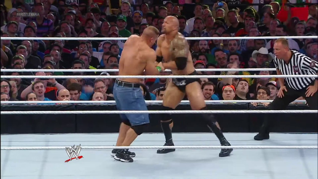 WrestleMania XXVIII: The Rock Battles John Cena in Full Match