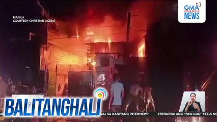 1, sugatan sa sunog sa Brgy. 108 sa Tondo | Balitanghali