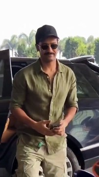 Vicky Kaushal Looks Dapper As Ever In His Moustache Spotted at Airport