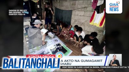 6 na lalaki, huli sa akto na gumagamit ng hinihinalang shabu | Balitanghali